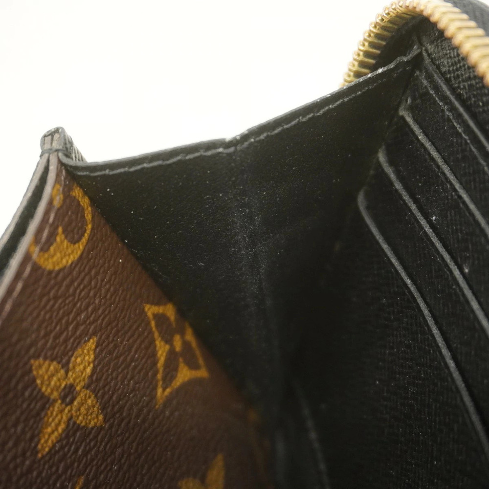 Louis Vuitton Retiro Noir Zippy Monogram Brown Wallet Black Black Brown - Picture 12 of 13